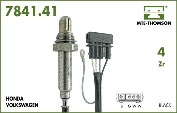 MTE-Thomson 7841.41.101 - Лямбда-зонд, датчик кислорода unicars.by