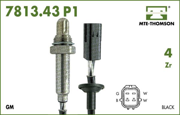 MTE-Thomson 7813.43.035P1 - Лямбда-зонд, датчик кислорода unicars.by