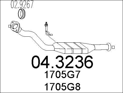 MTS 04.3236 - Катализатор unicars.by