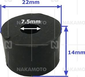 Nakamoto D01-MAZ-21030235 - Сайлентблок, рычаг подвески колеса unicars.by