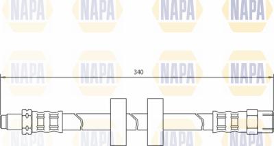 NAPA NBH1110 - Тормозной шланг unicars.by