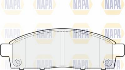 NAPA NBP1104 - Тормозные колодки, дисковые, комплект unicars.by