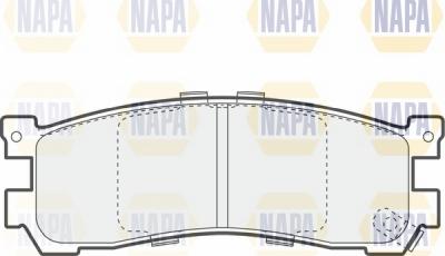 NAPA NBP1720 - Тормозные колодки, дисковые, комплект unicars.by