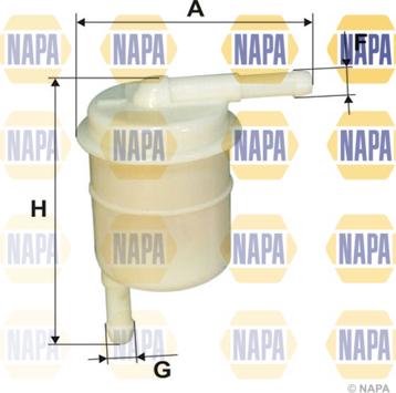 NAPA NFF2207 - Топливный фильтр unicars.by