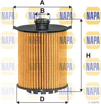 NAPA NFO3173 - Масляный фильтр unicars.by