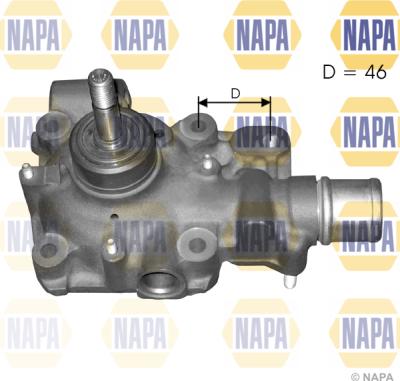 NAPA NWP1086 - Водяной насос unicars.by