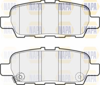 NAPA PBP7600 - Тормозные колодки, дисковые, комплект unicars.by