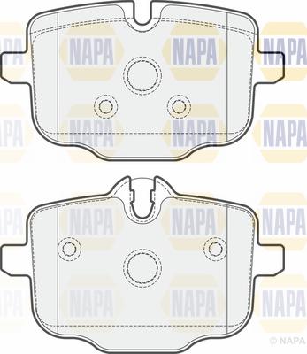 NAPA PBP7349 - Тормозные колодки, дисковые, комплект unicars.by