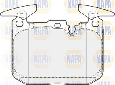 NAPA PBP7310 - Тормозные колодки, дисковые, комплект unicars.by