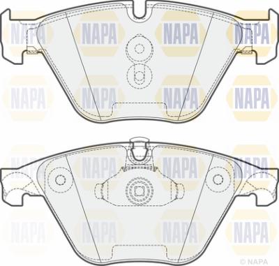 NAPA PBP7332 - Тормозные колодки, дисковые, комплект unicars.by