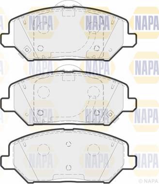 NAPA PBP7741 - Тормозные колодки, дисковые, комплект unicars.by