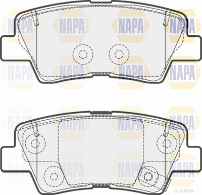 NAPA PBP7733 - Тормозные колодки, дисковые, комплект unicars.by