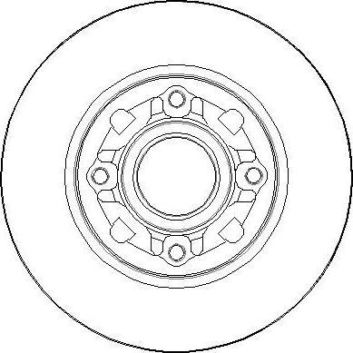 Blue Print ADP154351 - Тормозной диск unicars.by