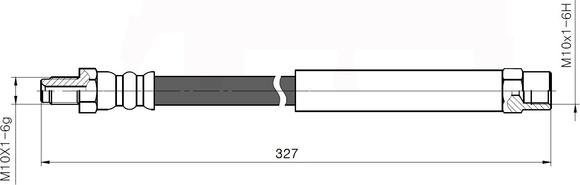 National NBH6035 - Тормозной шланг unicars.by