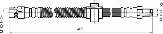 National NBH6024 - Тормозной шланг unicars.by