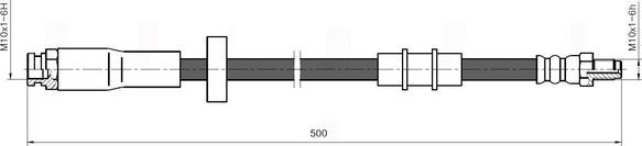 National NBH6075 - Тормозной шланг unicars.by