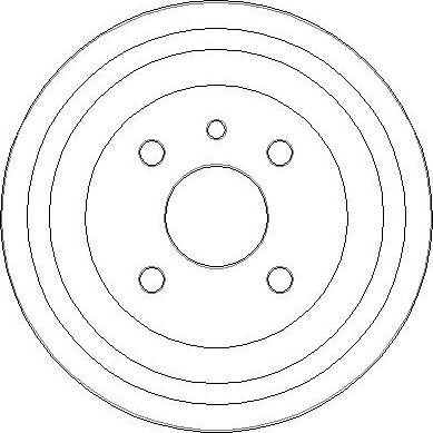 National NDR014 - Тормозной барабан unicars.by
