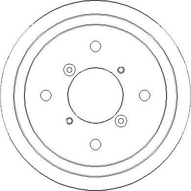 National NDR254 - Тормозной барабан unicars.by