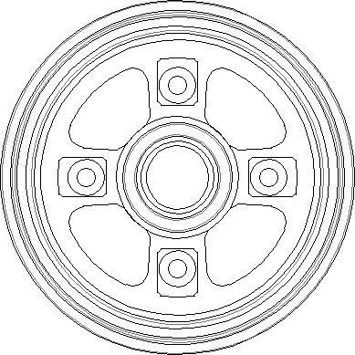 NATIONAL NDR255 - Тормозной барабан unicars.by