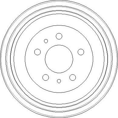 NATIONAL NDR285 - Тормозной барабан unicars.by