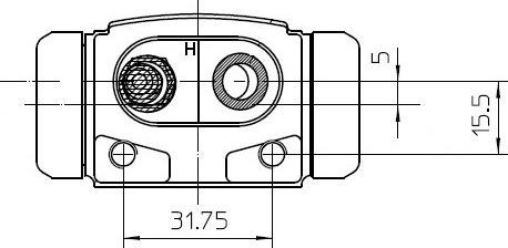 NATIONAL NWC5027 - Колесный тормозной цилиндр unicars.by