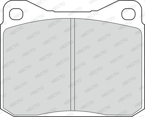 Necto FD4141V - Тормозные колодки, дисковые, комплект unicars.by