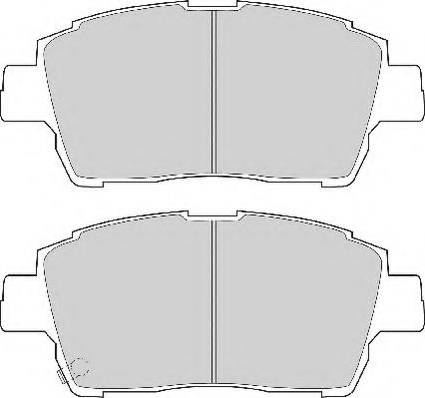 Kawe 81550 - Тормозные колодки, дисковые, комплект unicars.by