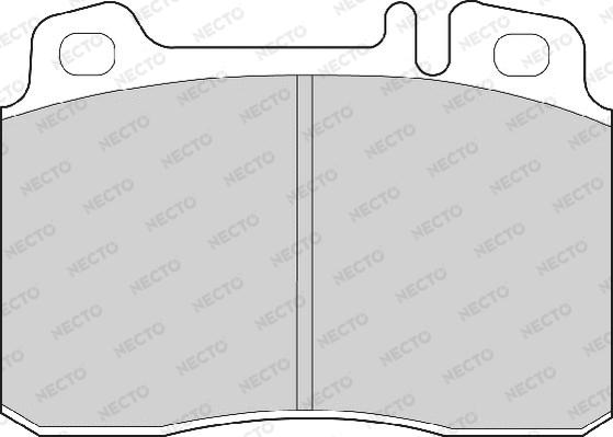 Necto FD6618A - Тормозные колодки, дисковые, комплект unicars.by