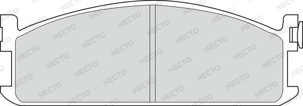 Necto FD6262V - Тормозные колодки, дисковые, комплект unicars.by