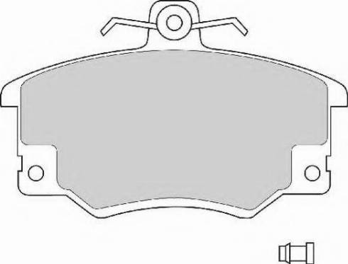 Necto FD221N - Тормозные колодки, дисковые, комплект unicars.by