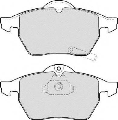 Ferodo FSL1535 - Тормозные колодки, дисковые, комплект unicars.by