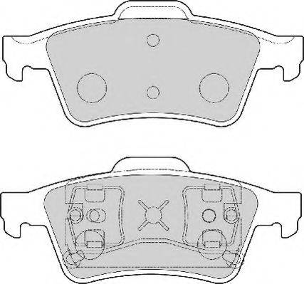 Necto FD7026N - Тормозные колодки, дисковые, комплект unicars.by