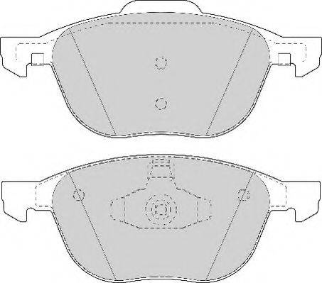 Necto FD7078N - Тормозные колодки, дисковые, комплект unicars.by