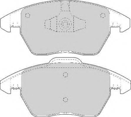 Necto FD7146N - Тормозные колодки, дисковые, комплект unicars.by