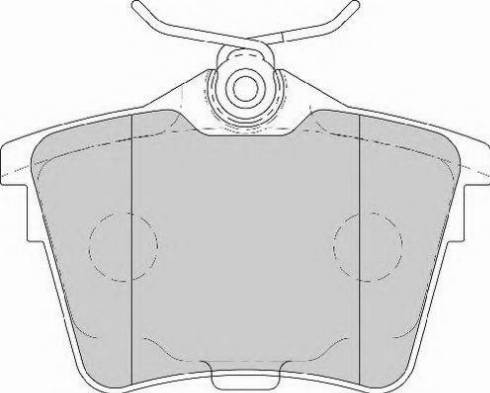 Necto FD7106N - Тормозные колодки, дисковые, комплект unicars.by