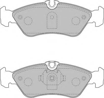 Necto FD7233N - Тормозные колодки, дисковые, комплект unicars.by