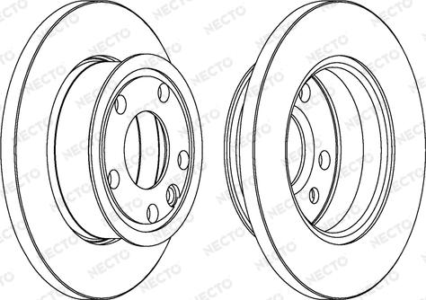 EURODEAL AUTOPARTS 698 - Тормозной диск unicars.by