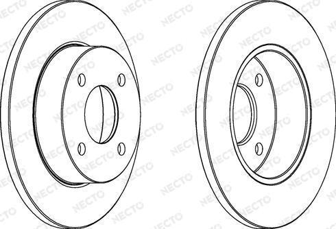 Necto WN618 - Тормозной диск unicars.by
