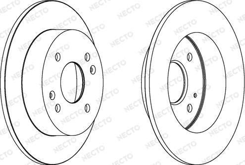 Necto WN1419 - Тормозной диск unicars.by