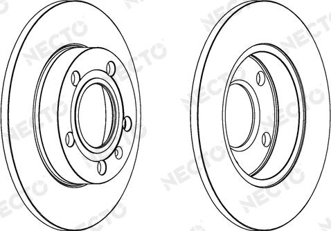 Necto WN1244 - Тормозной диск unicars.by
