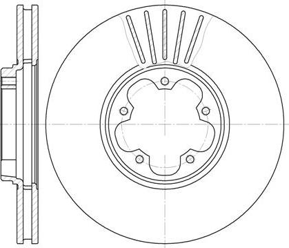 NEW BLOX NB017200V05F - Тормозной диск unicars.by