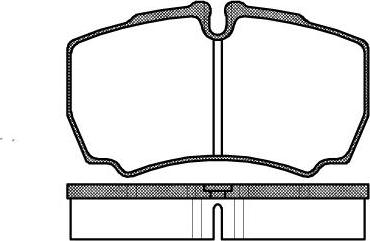 Metzger 84900 - Тормозные колодки, дисковые, комплект unicars.by