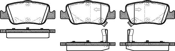 NEW BLOX NB24664V02 - Тормозные колодки, дисковые, комплект unicars.by