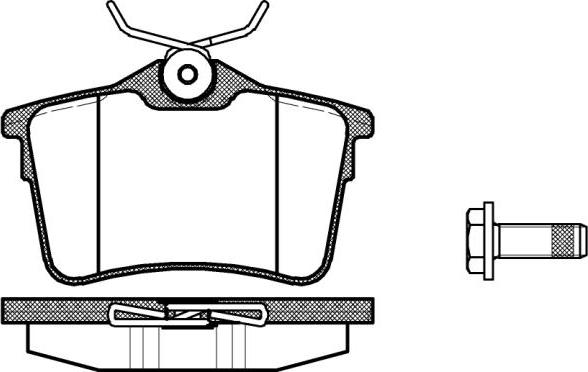 NEW BLOX NB24765N00 - Тормозные колодки, дисковые, комплект unicars.by