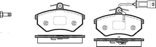 NEW BLOX NB20901T19 - Тормозные колодки, дисковые, комплект unicars.by