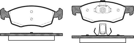 NEW BLOX NB20907V00 - Тормозные колодки, дисковые, комплект unicars.by