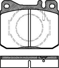 Lucas Electrical GDB1103 - Тормозные колодки, дисковые, комплект unicars.by