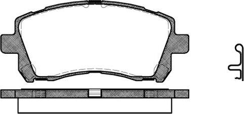 NEW BLOX NB21915N00 - Тормозные колодки, дисковые, комплект unicars.by