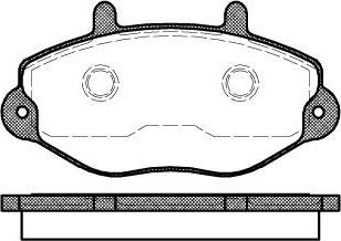 NEW BLOX NB21469N00 - Тормозные колодки, дисковые, комплект unicars.by