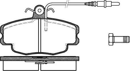 NEW BLOX NB21400V12 - Тормозные колодки, дисковые, комплект unicars.by